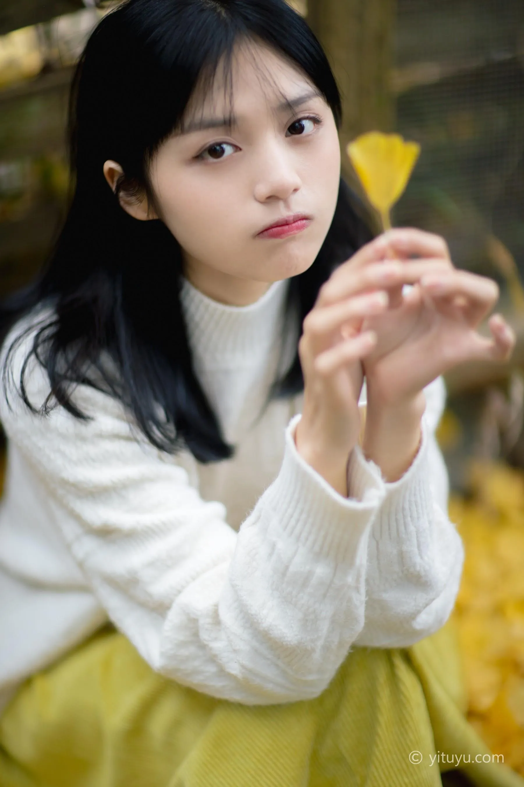 [YITUYU艺图语]2021.08.14 银杏之恋 雨文 [39P]插图1